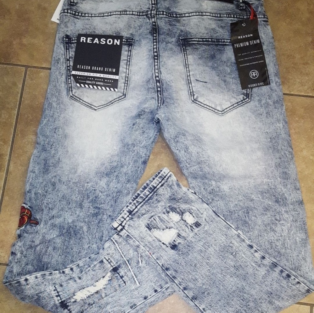 🚫SOLD!!!🚫Watch For Snakes Denim Jeans 38w - Picture 7 of 8